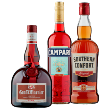 Southern Comfort, Campari, Grand Marnier of Jack Daniels